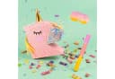 relaxdays Pinata Set Einhorn mit Stab und Maske, Braun Bild 5