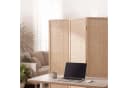 relaxdays Paravent Bambus 3-teilig Natur Sichtschutzwand Bild 3