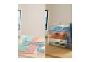 relaxdays Briefablage Schreibtisch Organizer Metall 5 Ablagen silber Bild 5