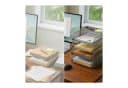 relaxdays Briefablage Metall 4 Fächer silber Bild 5