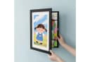 relaxdays Bilderrahmen A4 Klappdesign Schwarz Kinder Bild 5