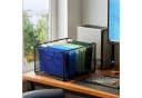 relaxdays Hängeregistraturbox Metall Schwarz Stapelbar Bild 1