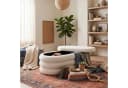 relaxdays Sitztruhe aus Teddystoff, Beige Bild 5