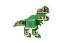 relaxdays Kinderregal Toniebox Regal Dino Braun/Grün Bild 2