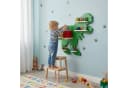 relaxdays Kinderregal Toniebox Regal Dino Braun/Grün Bild 5