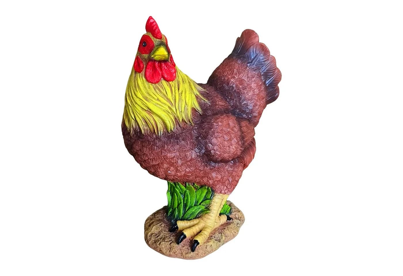 relaxdays Gartenfigur Huhn Kunstharz Ländlich - Bild 2