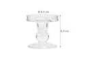 RELAXDAYS Tischkerzenhalter Glas 2er Set Bild 4