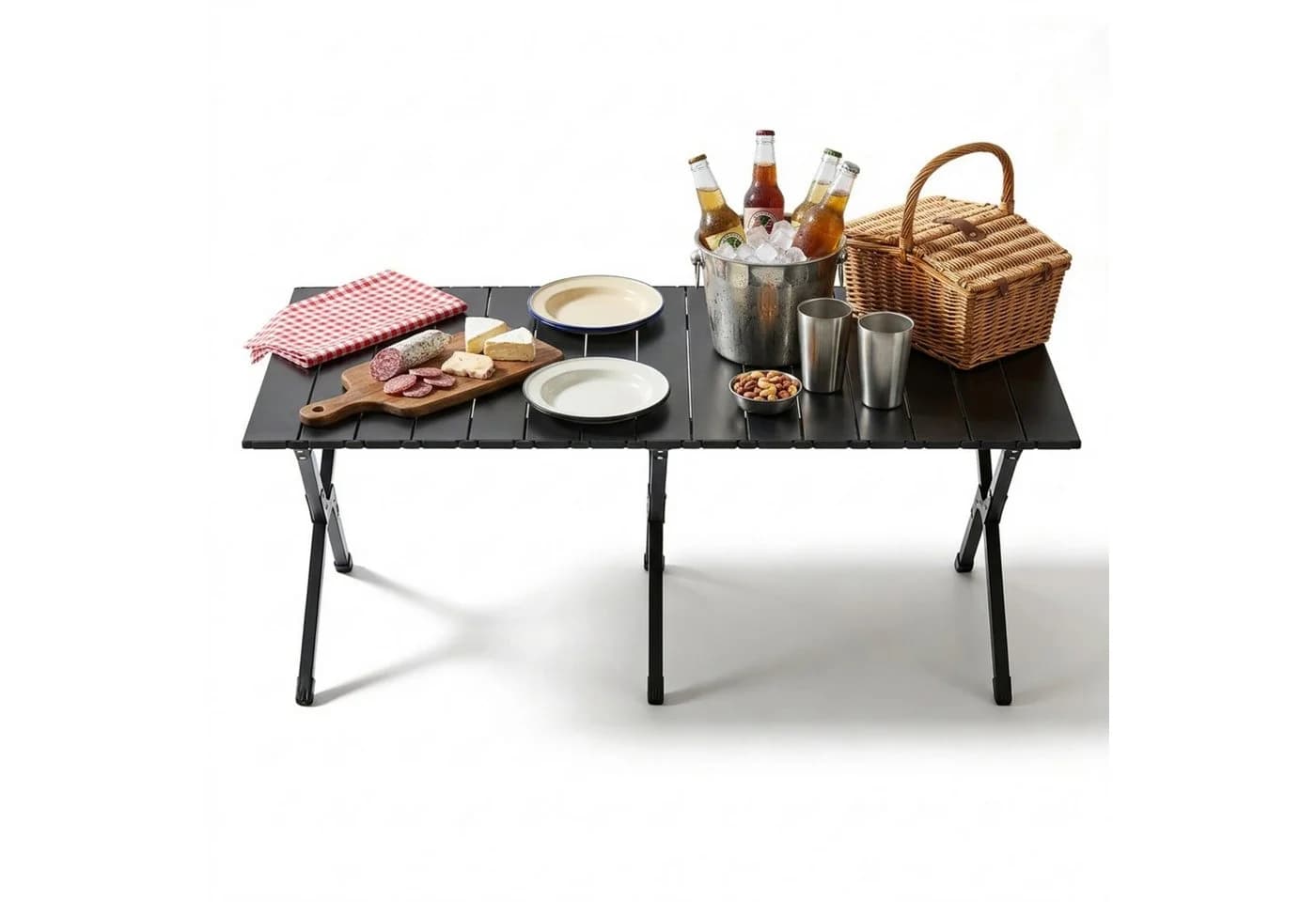 relaxdays Campingtisch Klappbar Schwarz - Bild 2