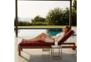 relaxdays Gesteppte Bankauflage Rot Bild 1
