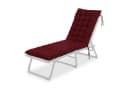 relaxdays Gesteppte Bankauflage Rot 180x50 cm Bild 2