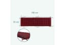 relaxdays Gesteppte Bankauflage Rot 180x50 cm Bild 4