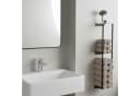 relaxdays Handtuchregal Wandhalterung Schwarz Metall Bild 1