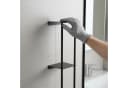 relaxdays Handtuchregal Wandhalterung Schwarz Metall Bild 3