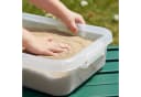 relaxdays Sandkasten mit Deckel 2er Set transparent Bild 3