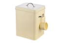relaxdays Aufbewahrungsbox Metall 6 Liter Beige Bild 2