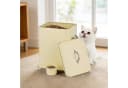 relaxdays Aufbewahrungsbox Metall 6 Liter Beige Bild 3