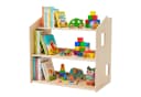 relaxdays Kinderregal Hausform Braun Bild 2