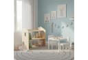 relaxdays Kinderregal Hausform Braun Bild 3