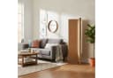 relaxdays Paravent Raumteiler 8-teilig Natur Holz Papierseil Bild 5