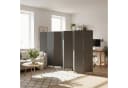 relaxdays Raumteiler 8-teilig grau Faltwandschirm Bild 1