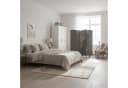 relaxdays Paravent Raumteiler 4 teilig Grau Faltbar Bild 3
