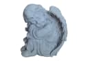 relaxdays Schlafender Grabengel Grau Polyresin Figur Bild 2