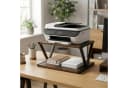 relaxdays Druckertisch mit Rollen Industrial-Schwarz Bild 3