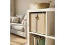 relaxdays Regalkorb Set Bambus 4er Aufbewahrungskorb klappbar Bild 5