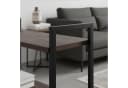 relaxdays Regalwagen Nischenwagen Industrial-Design Schwarz/Braun Bild 5