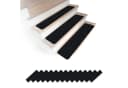 relaxdays Stufenmatte 16er Set Rechteckig 75x20 cm Schwarz Bild 2