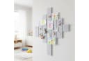 relaxdays Pinnwand 12x selbstklebende Filzquadrate Grau Bild 3