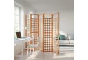 relaxdays Rankgitter Sichtschutz Holz hellbraun Bild 3