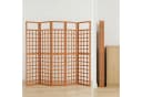 relaxdays Rankgitter Sichtschutz Holz hellbraun Bild 5