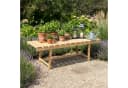 relaxdays Gartenbank 2-Sitzer Tannenholz Natur Bild 5