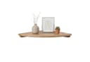 relaxdays Eckregal Wand Walnussholz Braun Minimalistisch Bild 2