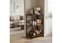 relaxdays Servierwagen 3 Ebenen Industrial Braun/Schwarz Bild 5