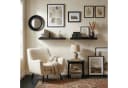 relaxdays Wandregal 3er Set Schwarz MDF Eisen Bild 3