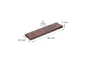 RELAXDAYS Wandregal Industrial MDF Metallhalterung braun/schwarz Bild 4