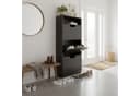 RELAXDAYS Schuhkipper Schuhschrank Grau mit offenem Fach Bild 3