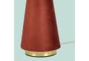 relaxdays Nachttischlampe Samt Gold Bild 5