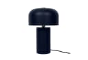 relaxdays Schreibtischlampe Pilz Schwarz Gold Bild 2