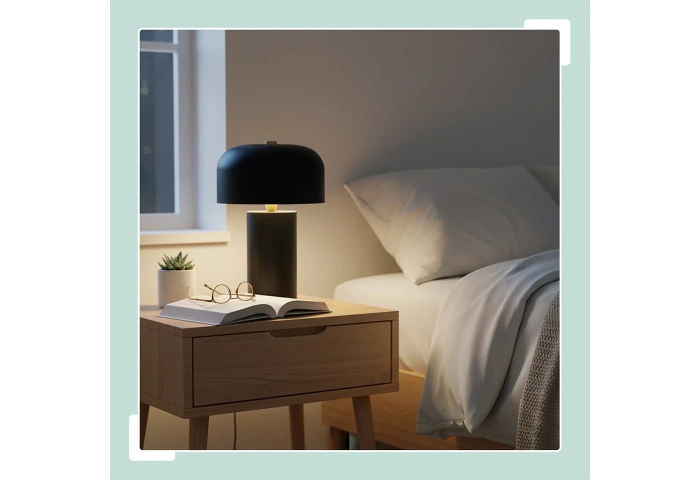 relaxdays Schreibtischlampe Pilz Schwarz Gold - Bild 3