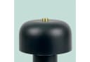 relaxdays Schreibtischlampe Pilz Schwarz Gold Bild 5