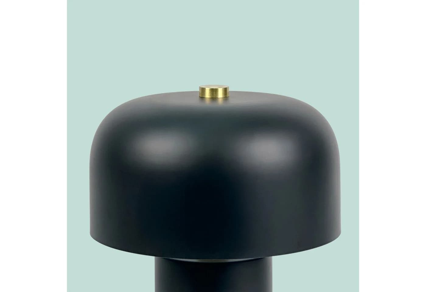 relaxdays Schreibtischlampe Pilz Schwarz Gold - Bild 5