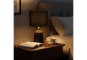 RELAXDAYS Nachttischlampe Tischlampe mit Keramiksockel Schwarz Bild 1