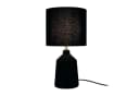 RELAXDAYS Nachttischlampe Tischlampe mit Keramiksockel Schwarz Bild 2