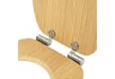 relaxdays WC-Sitz Toilettendeckel mit Absenkautomatik natur Bild 5
