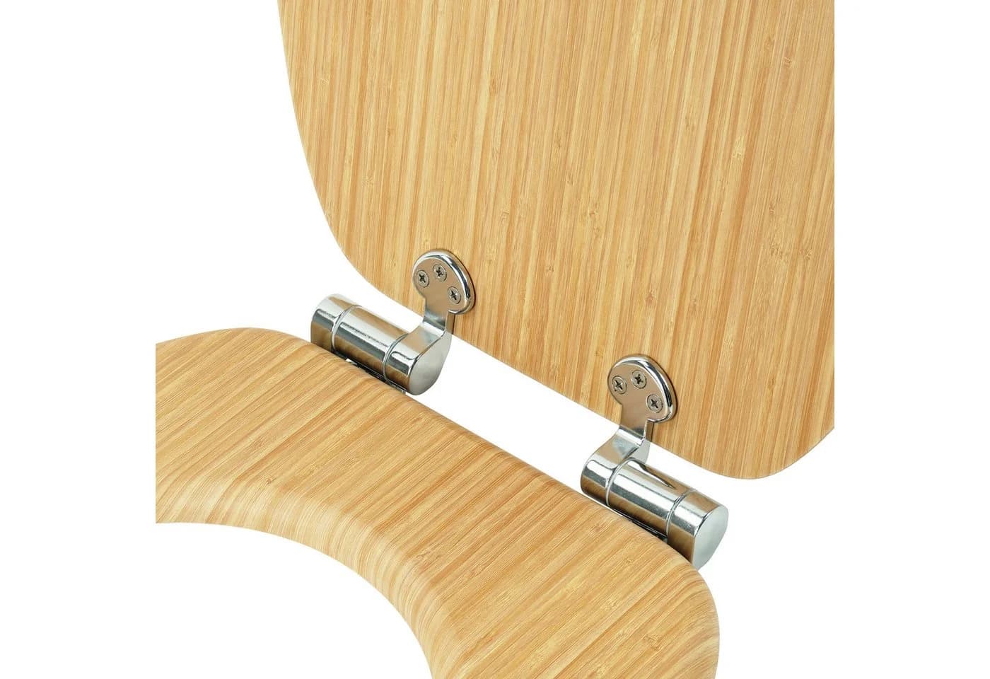 relaxdays WC-Sitz Toilettendeckel mit Absenkautomatik natur - Bild 5