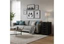 relaxdays Rollcontainer 5 Schubladen Schwarz mit Rollen Bild 3