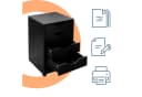 relaxdays Rollcontainer 5 Schubladen Schwarz mit Rollen Bild 5